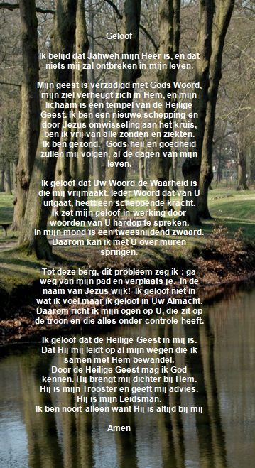 Kaartje - Geloof